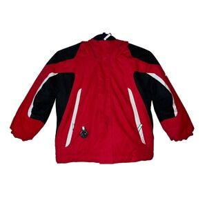 Obermeyer Kids‎ Ski Snowboard Jacket Red Black Size 4